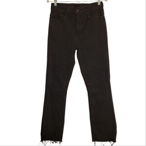 Mother The Insider Crop Step Fray